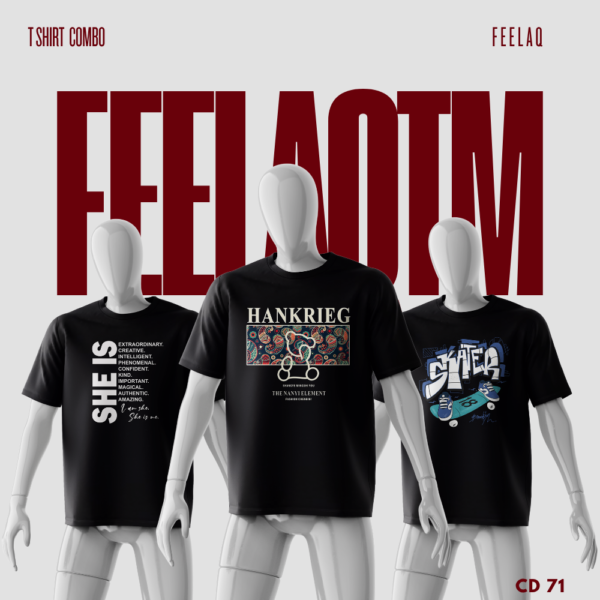 Premium Basic T-Shirt Combo......FEELAQ